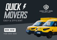 Quick Movers Postcard Preview