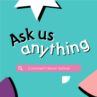 What Would You Like to Ask? Instagram Post Design