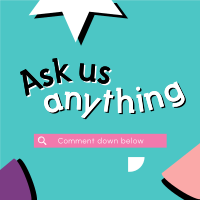 What Would You Like to Ask? Instagram post Image Preview