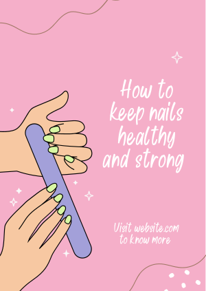 How to keep nails healthy Poster Image Preview