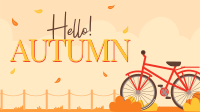 Bicycle in Park Facebook Event Cover Design