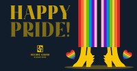 Rainbow in Heels Facebook Ad Design
