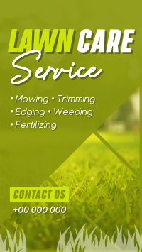 Lawn Care Maintenance Instagram Reel Design