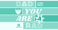 Dad You Are Rad Facebook ad | BrandCrowd Facebook ad Maker