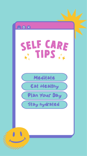 Self Care Tips Instagram story Image Preview