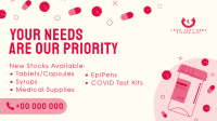 Your Needs Are Our Priority Facebook Event Cover Design