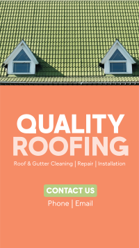 Trusted Quality Roofing Instagram Story Design