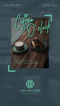 Coffee O'Clock Instagram story Image Preview