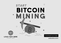 Start Crypto Mining Postcard Image Preview