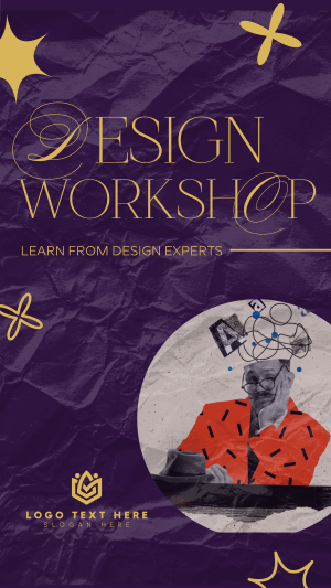 Modern Design Workshop Instagram story Image Preview