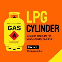 Gas Cylinder Instagram Post Design