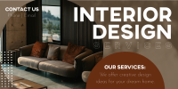 Interior Design Services Twitter post Image Preview