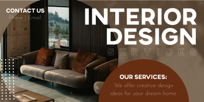 Interior Design Services Twitter Post Image Preview