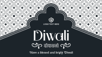 Blessed Bright Diwali Facebook Event Cover Design
