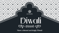 Blessed Bright Diwali Facebook event cover Image Preview