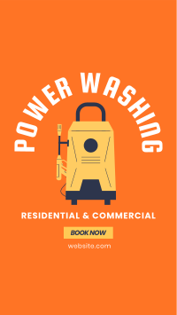 Professional Power Washing Instagram Story Design