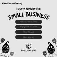 Online Business Support Instagram post Image Preview