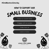 Online Business Support Instagram Post Preview