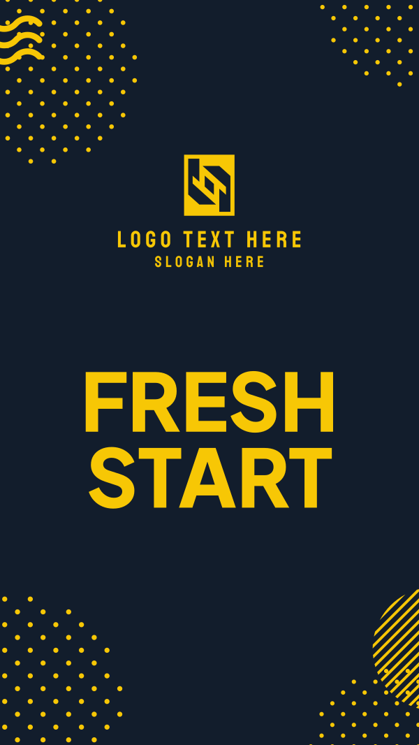 New Year Fresh Start Facebook Story Design Image Preview