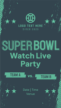 Football Watch Party Instagram reel Image Preview