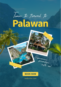 Palawan Paradise Travel Flyer Design