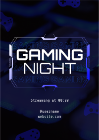 Streamers Night Flyer Image Preview