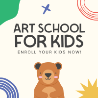 Art Class For Kids Linkedin Post Preview