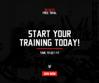 Start Your Training Today Facebook Post Design