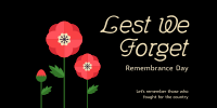 Poppy Remembrance Day Twitter post Image Preview