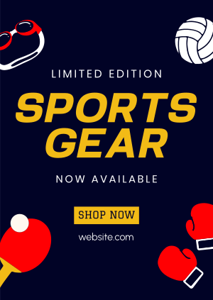 New Sports Gear Poster Image Preview