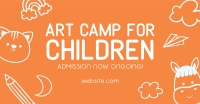 Art Camp for Kids Facebook Ad Design