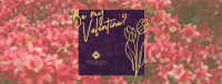 Sweet Floral Valentine Facebook cover Image Preview