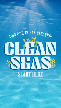 Clean Seas For Tomorrow Instagram reel Image Preview