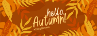 Hello Cozy Season Facebook cover Image Preview