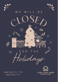 Closed for the Holidays Flyer Image Preview