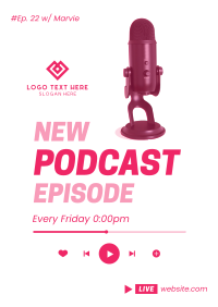 Normal Podcast Poster Design