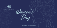  Aesthetic Women's Day Twitter post Image Preview