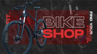 Bicycle Modern Grainy Facebook Event Cover Design