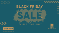 Black Brush Friday Facebook event cover Image Preview