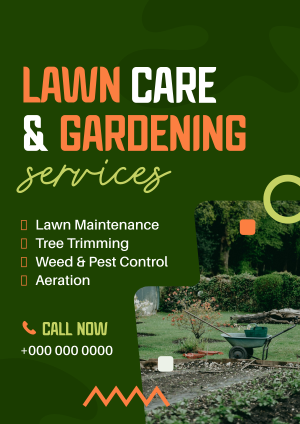 Lawn Care & Gardening Flyer Image Preview