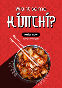 Order Healthy Kimchi Flyer Image Preview