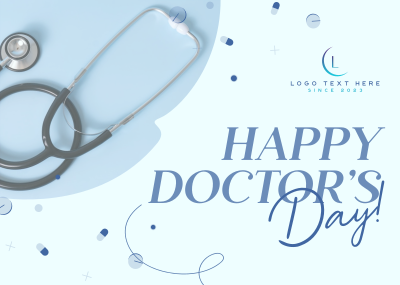 Celebrating Doctors Day Postcard Image Preview