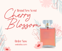 Elegant Flowery Perfume Facebook Post Design