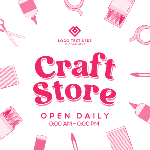 Kawaii Craft Shop Instagram post Image Preview