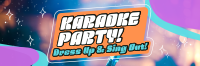 Karaoke Party Star Twitter Header Design