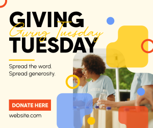 Minimal Giving Tuesday Facebook post Image Preview