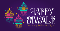 Diwali Floating Lanterns Facebook Ad Design