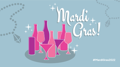 Starry Mardi Gras Facebook Event Cover Image Preview