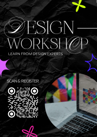 Modern Design Workshop Poster Design
