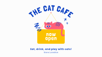 Cat Cafe Facebook Event Cover Image Preview